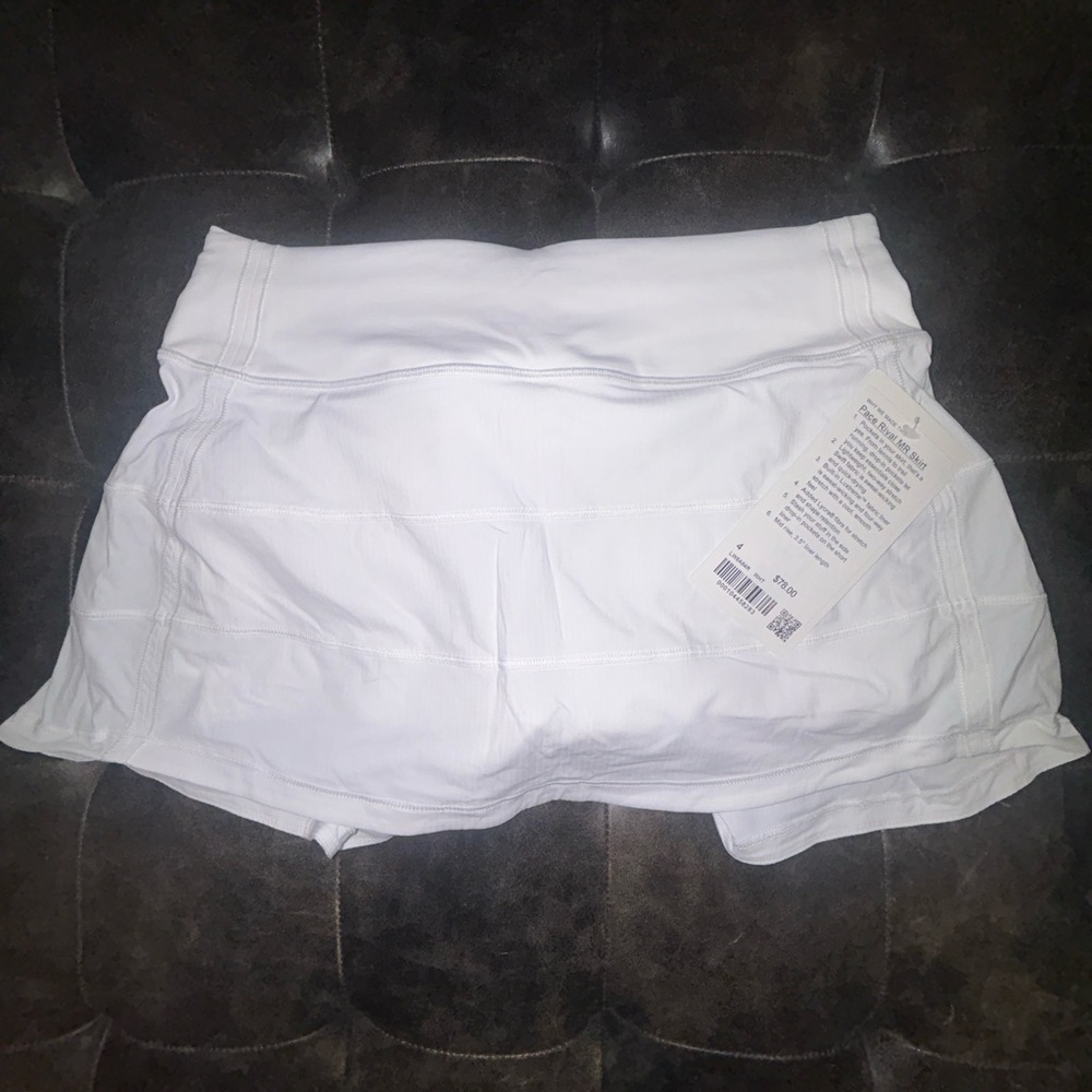 Lululemon White Skirt
